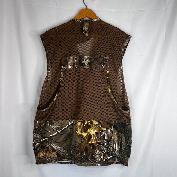 RedHead RealTree Camo Mesh Back Game Pocket Zip Up Hunting Fishing Vest Size 2XL - Picture 3 of 15